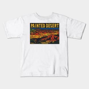 Painted Desert Arizona Kids T-Shirt